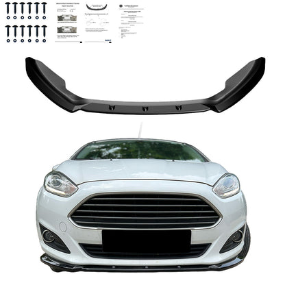 Frontsplitter passend für FORD Fiesta MK7 Facelift 2012-2017 mit ABE TÜV Hochglanz Schwarz