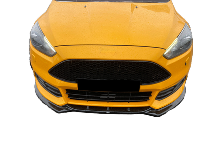 Frontsplitter passend für FORD Focus ST Mk3 Facelift 2015-2018 mit ABE TÜV Hochglanz Schwarz