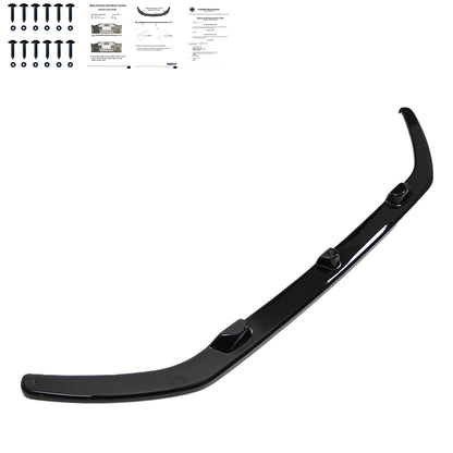 FS01.006 - Frontsplitter passend für FORD Transit Custom MK1-MK1 Facelift Sportline 2012+ mit ABE TÜV Hochglanz Schwarz