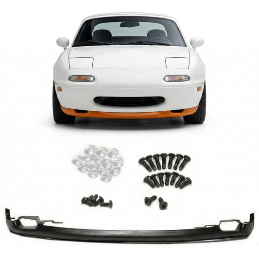 Frontspoilerlippe Matt Schwarz passend für Mazda MX-5 I (NA) 1989-1998