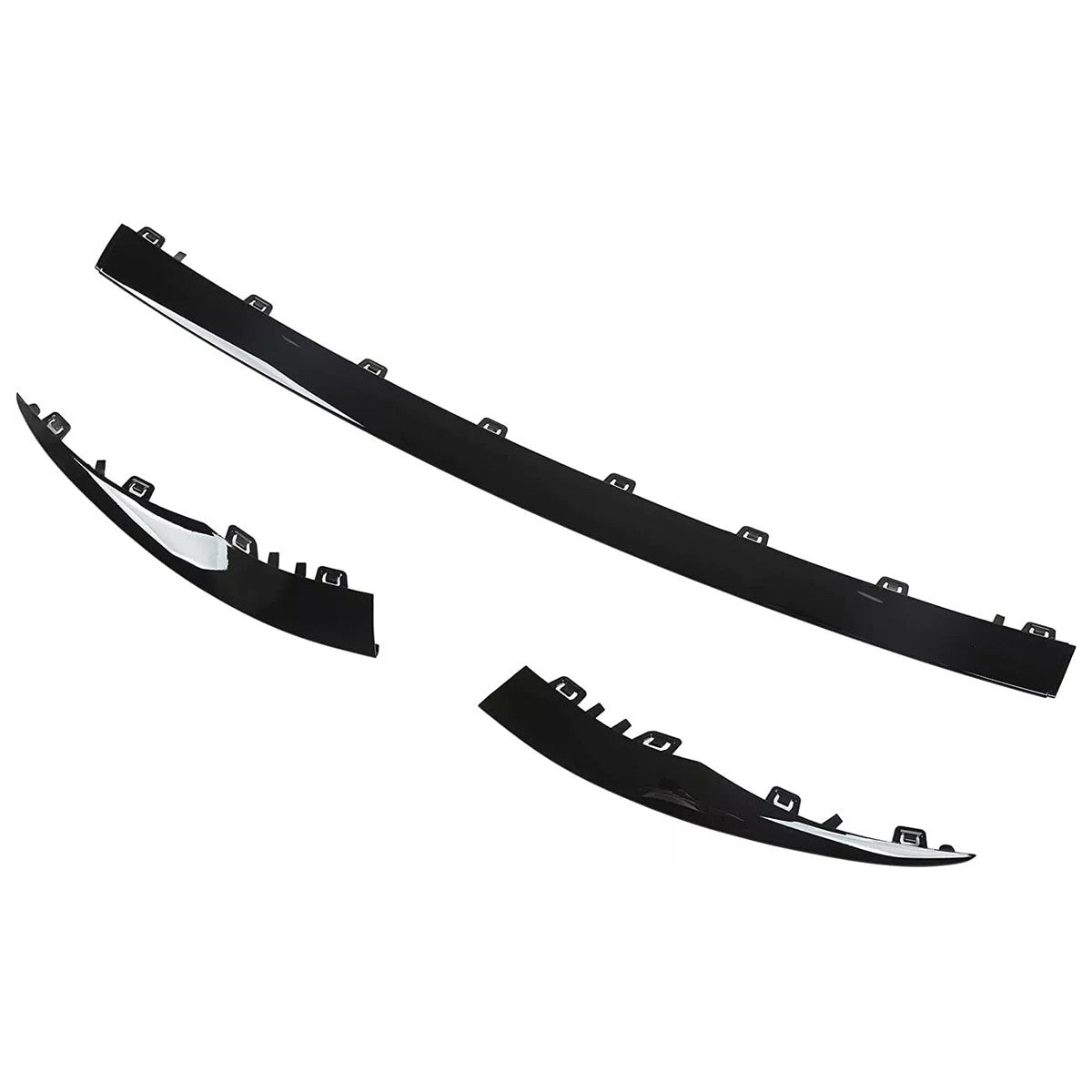 Frontspoiler Hochglanz Schwarz passend für Mercedes C-Klasse W205 Facelift 2018-2021