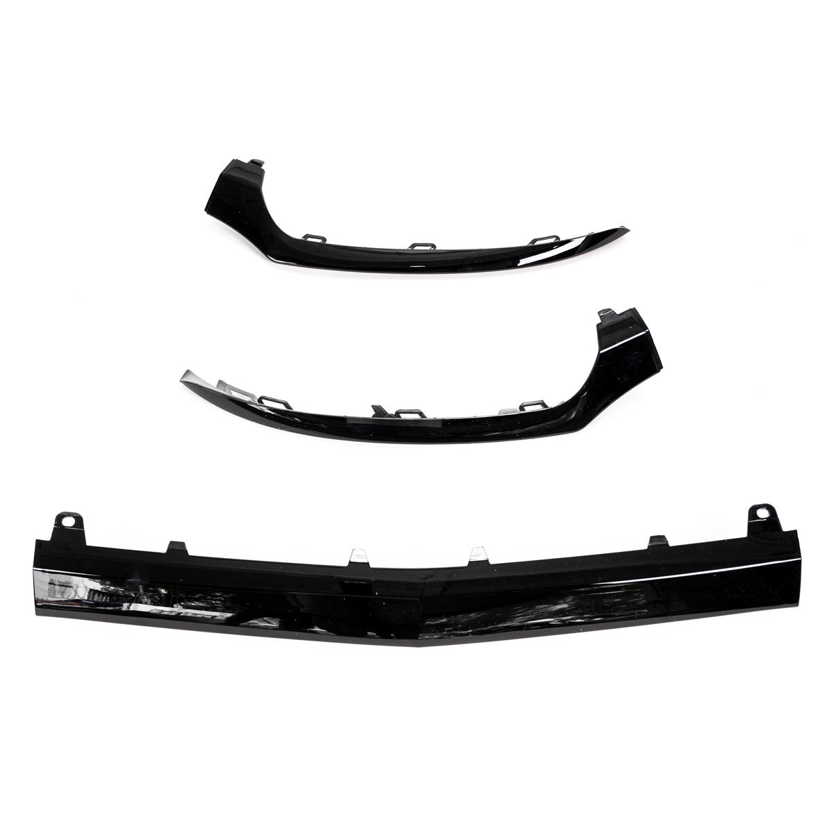 Frontspoiler Hochglanz Schwarz passend für Mercedes C-Klasse W205 2013-2018