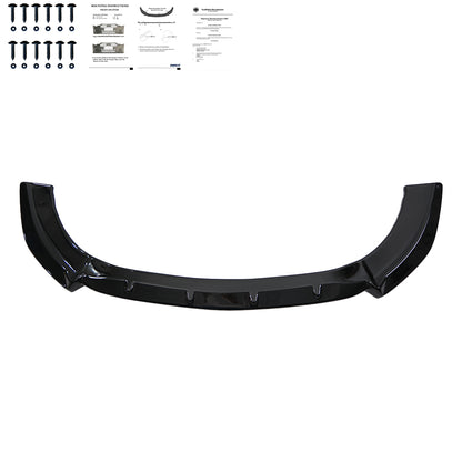 Frontsplitter passend für Mercedes V-Klasse W447 Facelift AMG-Line 2019+ mit ABE TÜV Hochglanz Schwarz