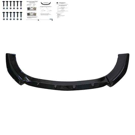 Frontsplitter passend für Mercedes V-Klasse W447 Facelift AMG-Line 2019+ mit ABE TÜV Hochglanz Schwarz