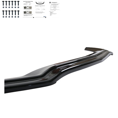 Frontsplitter passend für Mercedes C-Klasse W205 C43 AMG Limousine-Kombi 2016-2018 mit ABE TÜV Hochglanz Schwarz