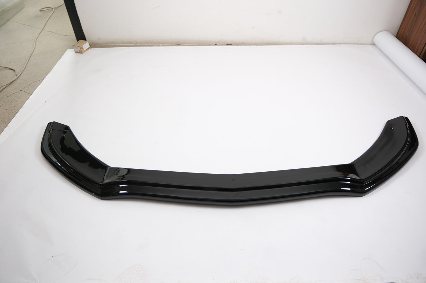 Frontsplitter passend für Mercedes C-Klasse W205 C43 AMG Limousine-Kombi 2016-2018 mit ABE TÜV Hochglanz Schwarz