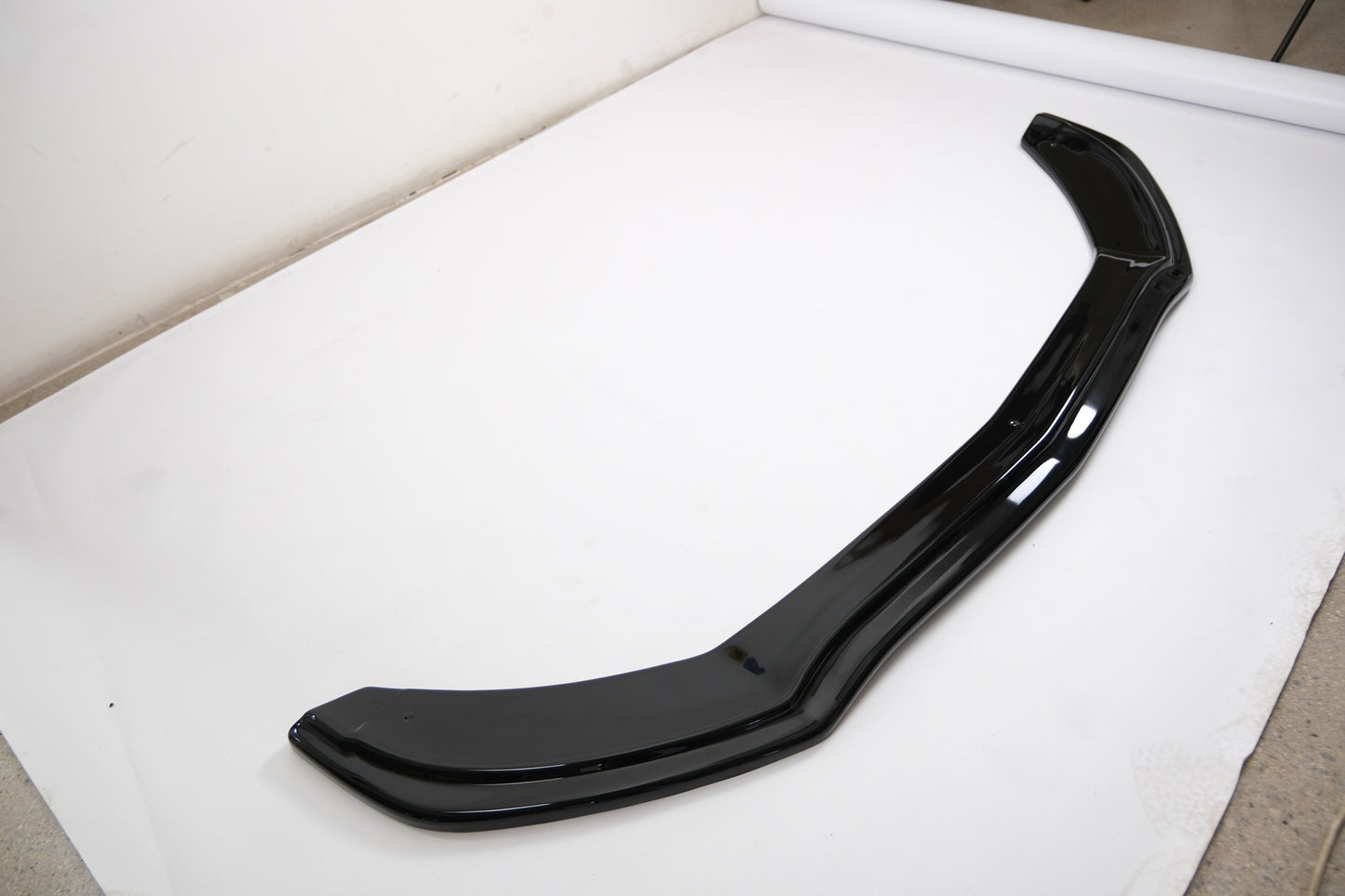 Frontsplitter passend für Mercedes C-Klasse W205 C43 AMG Limousine-Kombi 2016-2018 mit ABE TÜV Hochglanz Schwarz
