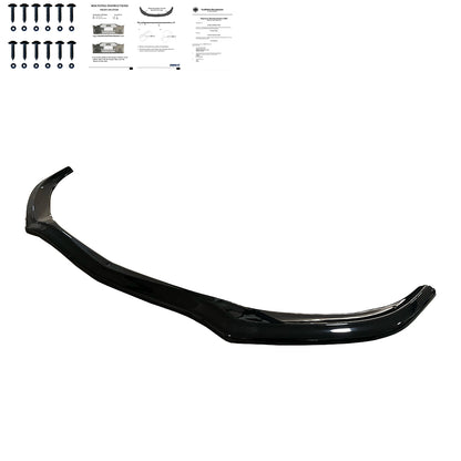Frontsplitter passend für Mercedes C-Klasse W205 C63 AMG Coupé 2016-2018 mit ABE TÜV Hochglanz Schwarz