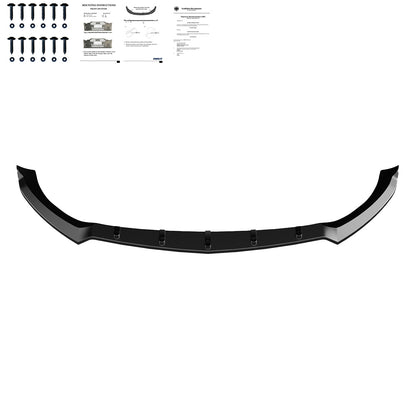 FS01.130 - Frontsplitter passend für MERCEDES CLA Coupé AMG-LINE C118/X118 2019+ Hochglanz Schwarz