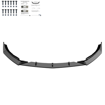 FS01.201 - Frontsplitter passend für Mercedes A45 S Aero Pack W177 / W177 Facelift 2019+ Hochglanz Schwarz
