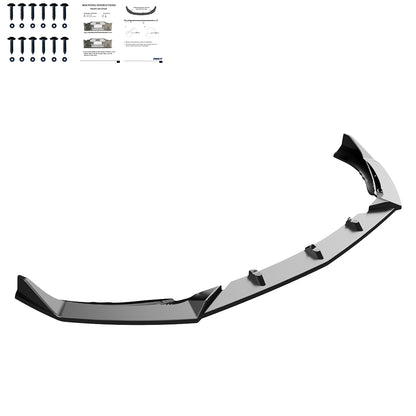 FS01.201 - Frontsplitter passend für Mercedes A45 S Aero Pack W177 / W177 Facelift 2019+ Hochglanz Schwarz