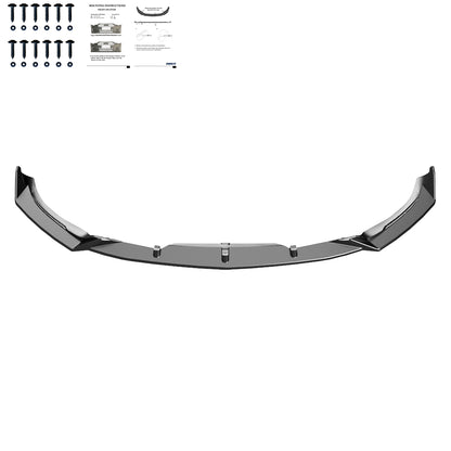 FS01.202 - Frontsplitter passend für Mercedes CLA45 S Aero Pack C118 2019-2023 Hochglanz Schwarz