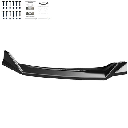 FS01.202 - Frontsplitter passend für Mercedes CLA45 S Aero Pack C118 2019-2023 Hochglanz Schwarz