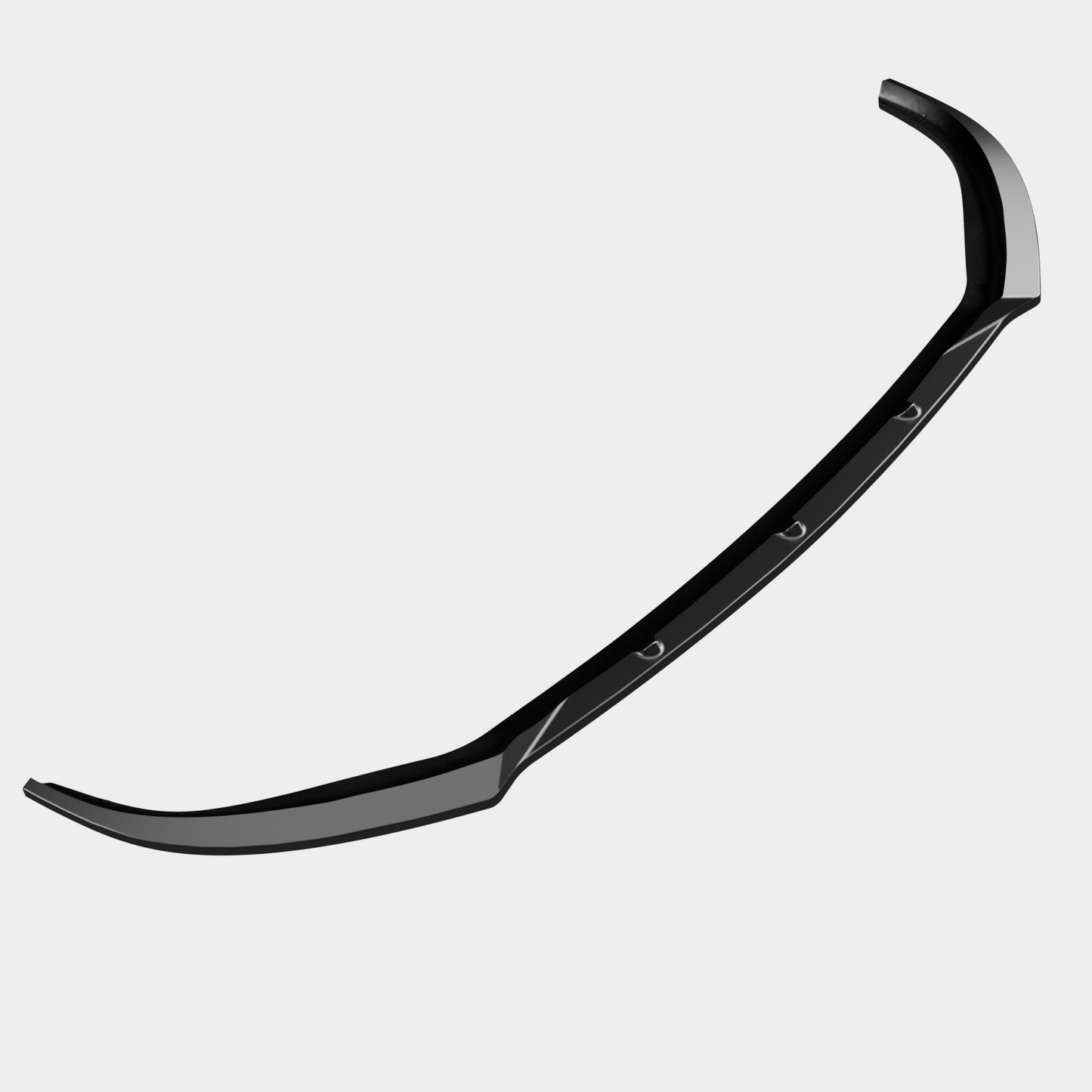 Frontsplitter passend für OPEL Corsa 2020+ mit ABE TÜV Hochglanz Schwarz