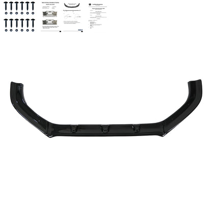 FS01.011 - Frontsplitter passend für PEUGEOT Expert 3. Generation 2016+ mit ABE TÜV Hochglanz Schwarz