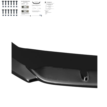 Frontsplitter passend für SEAT Leon FR MK4 2020+ mit ABE TÜV Hochglanz Schwarz