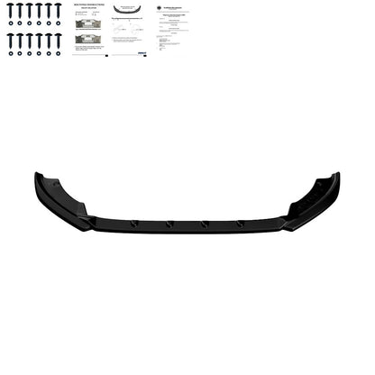 Frontsplitter passend für SEAT Ibiza Mk5 2017-2021 mit ABE TÜV Hochglanz Schwarz