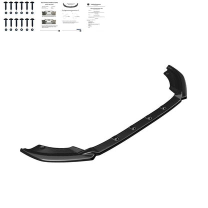 Frontsplitter passend für SEAT Ibiza Mk5 2017-2021 mit ABE TÜV Hochglanz Schwarz