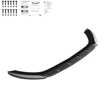 Frontsplitter passend für SEAT Leon FR MK3 2012-2016 Version 2 mit ABE TÜV Hochglanz Schwarz
