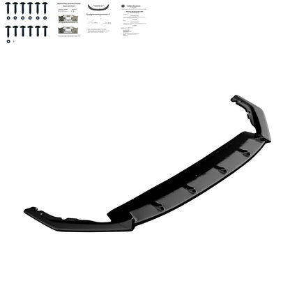 Frontsplitter passend für Skoda Octavia RS MK4 2020+ mit ABE TÜV Hochglanz Schwarz