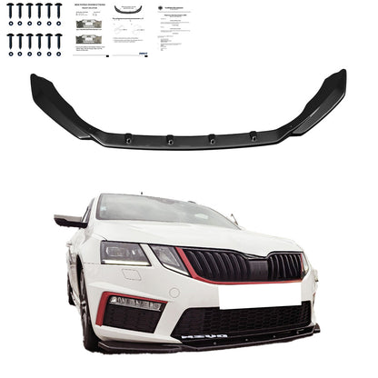 Frontsplitter passend für Skoda Octavia RS MK3 2013-2016 mit ABE TÜV Hochglanz Schwarz