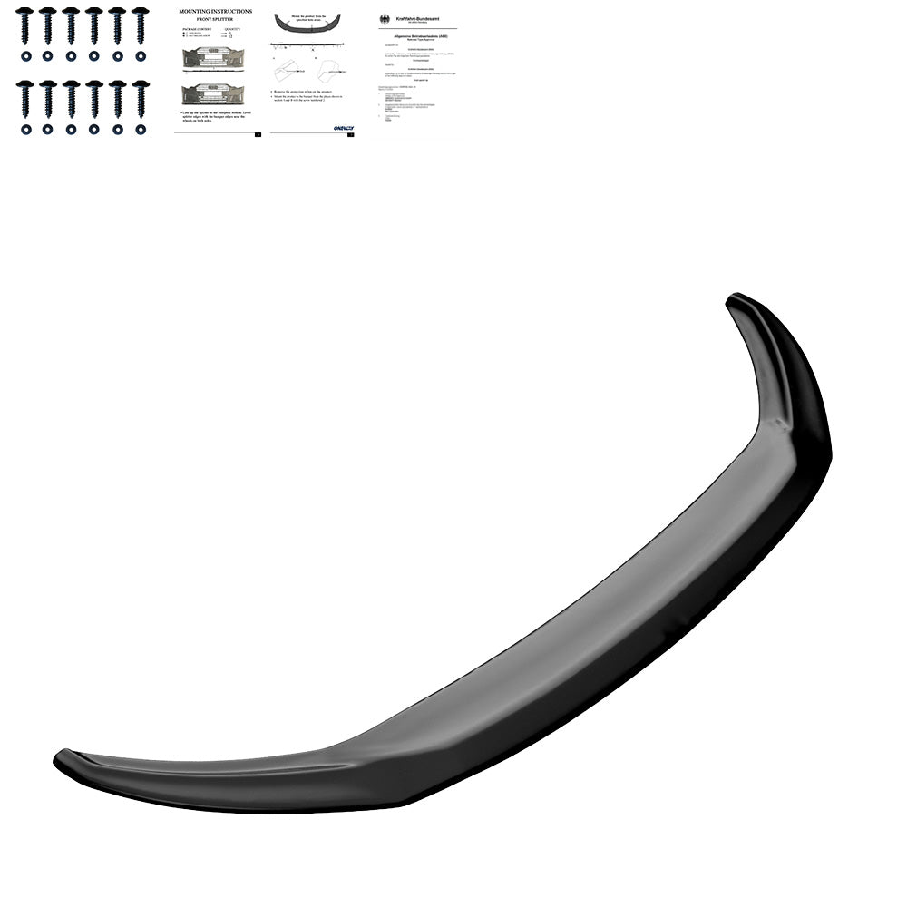 Frontsplitter passend für SKODA Superb MK3 2015-2018 mit ABE TÜV Hochglanz Schwarz