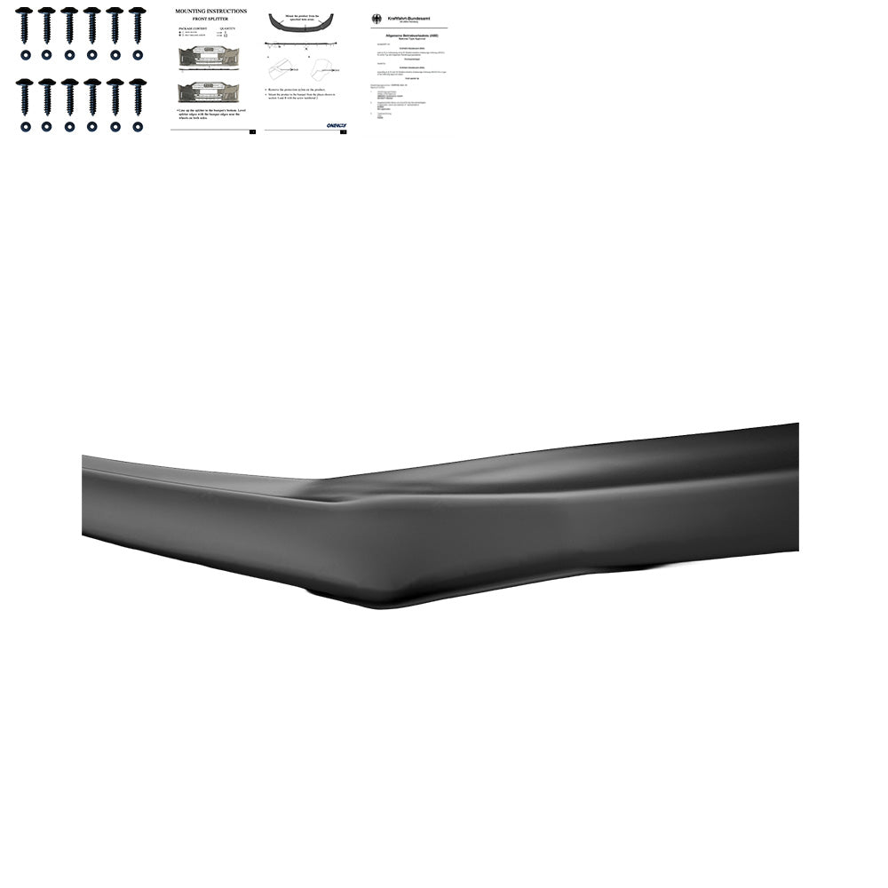 Frontsplitter passend für SKODA Superb MK3 2015-2018 mit ABE TÜV Hochglanz Schwarz
