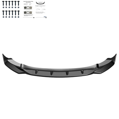 Frontsplitter passend für TESLA Model Y 2020-2025 Hochglanz Schwarz