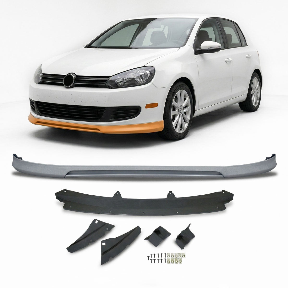 Frontspoilerlippe passend für VW Golf 6 2008-2012