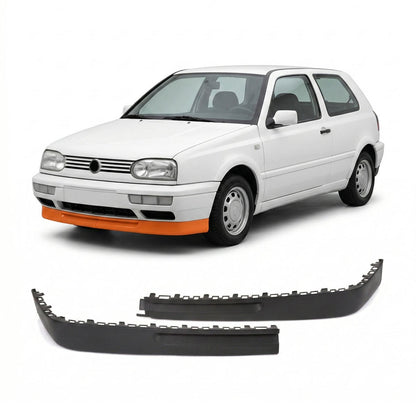 Frontspoilerlippe Matt Schwarz passend für VW Golf 3 1991-1998