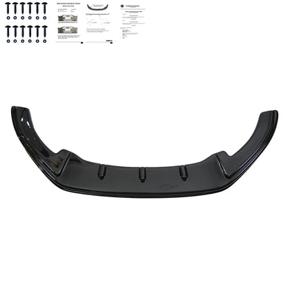 FS01.002 - Frontsplitter passend für VW Caddy MK3 Facelift 2010-2015 mit ABE TÜV Hochglanz Schwarz