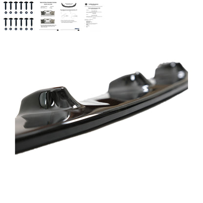 FS01.013 - Frontsplitter passend für VW Transporter T5.1 Sportline 2010-2015 mit ABE TÜV Hochglanz Schwarz