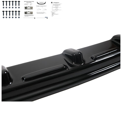 FS01.018 - Frontsplitter passend für VW Transporter T5.1 2010-2015 mit ABE TÜV Hochglanz Schwarz