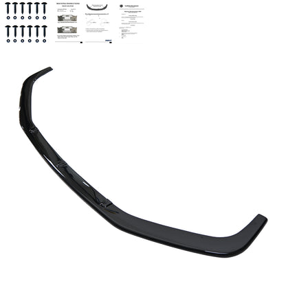 FS01.019 - Frontsplitter passend für VW Transporter T6 Sportline 2015-2019 mit ABE TÜV Hochglanz Schwarz