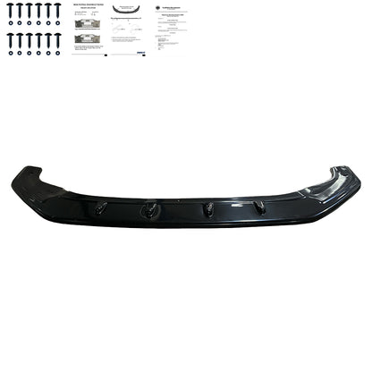 Frontsplitter passend für VW Golf MK 7.5 GTI 2017-2020 mit ABE TÜV Hochglanz Schwarz