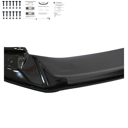 Frontsplitter passend für VW Golf MK 7.5 R 2017-2020 Version 2 mit ABE TÜV Hochglanz Schwarz