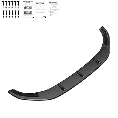 Frontsplitter passend für VW Golf MK 7 R / R-Line 2013-2016 Version 2 mit ABE TÜV Hochglanz Schwarz