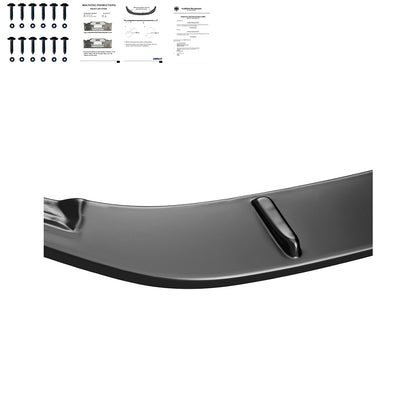 Frontsplitter passend für VW Golf MK 7 R / R-Line 2013-2016 Version 2 mit ABE TÜV Hochglanz Schwarz