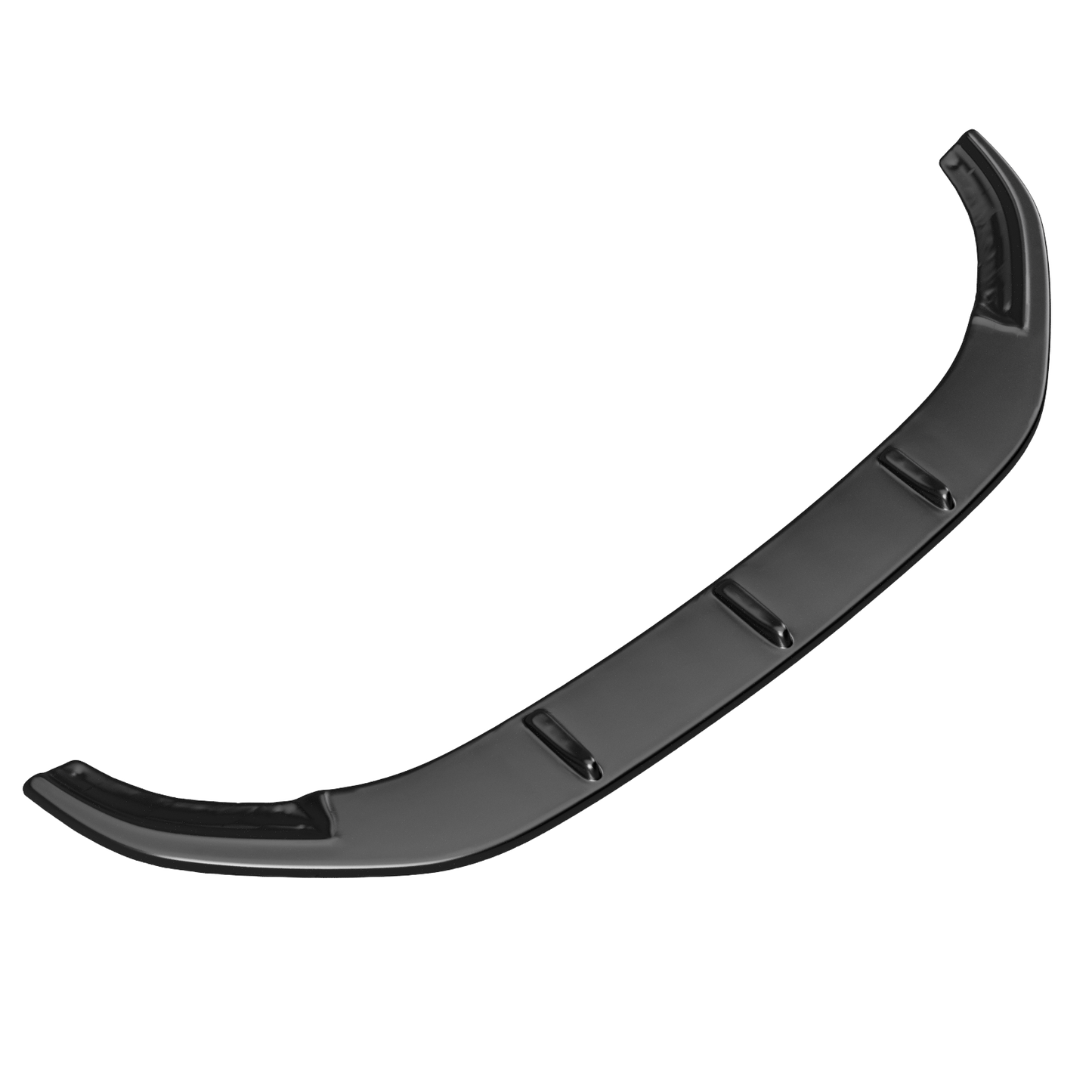 Frontsplitter passend für VW Golf MK 7 R / R-Line 2013-2016 Version 2 mit ABE TÜV Hochglanz Schwarz