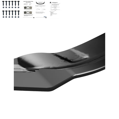 Frontsplitter passend für VW Golf MK 7 R / R-Line 2013-2016 mit ABE TÜV Hochglanz Schwarz