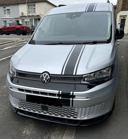 Frontsplitter passend für VW Caddy MK5 2021+ mit ABE TÜV Hochglanz Schwarz