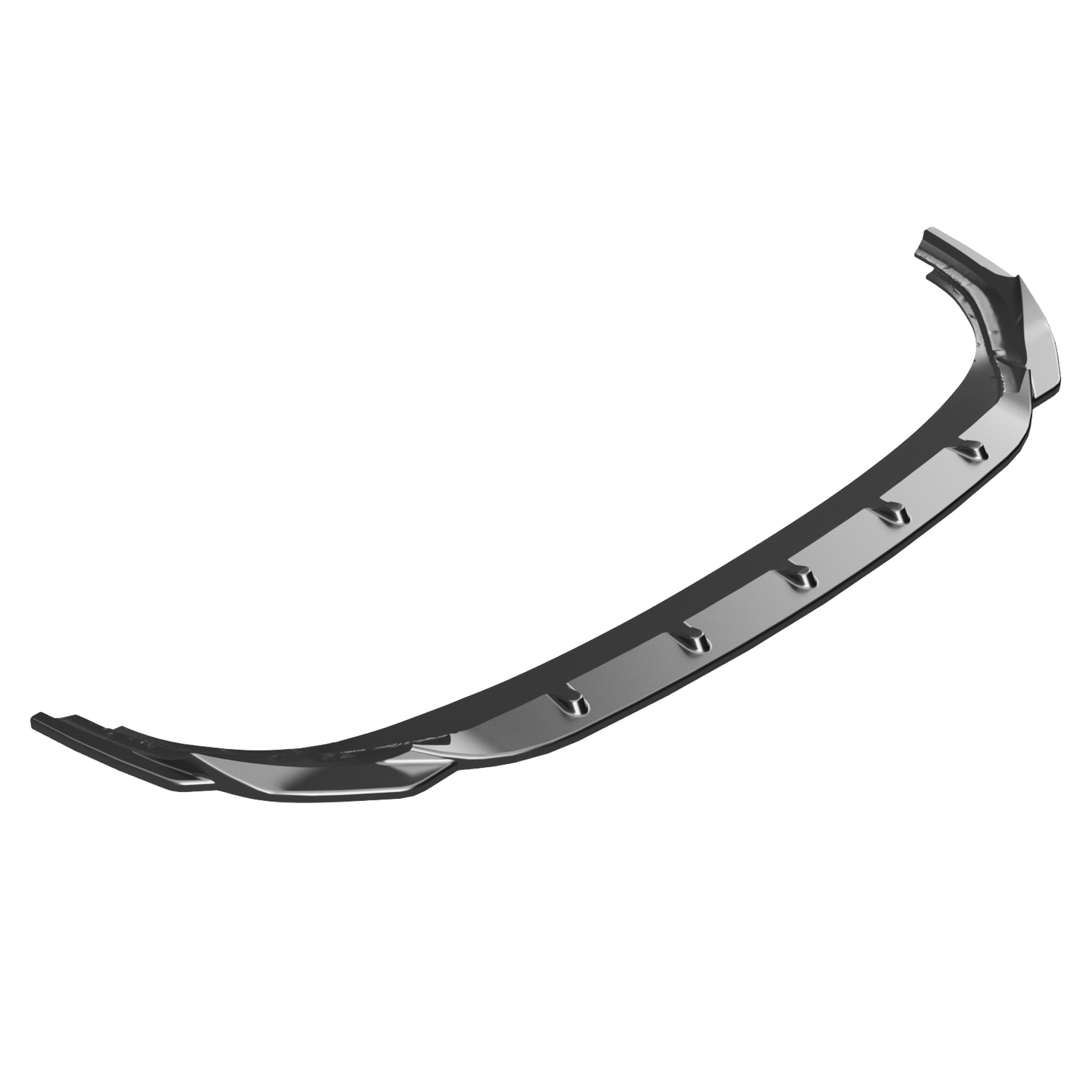 Frontsplitter Hochglanz Schwarz passend für VW Golf MK 8 R 2020-2024 mit ABE TÜV