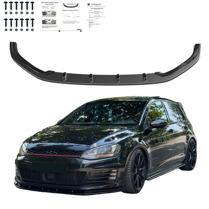 FS01.154 - Frontsplitter passend für VW Golf Mk7 GTI 2013-2016 Hochglanz Schwarz
