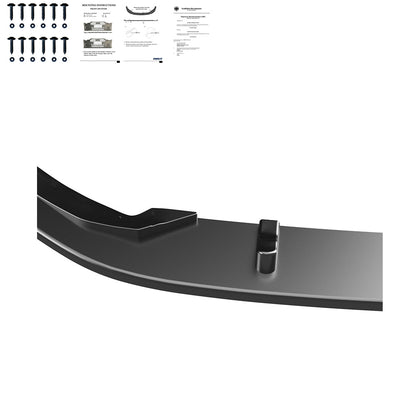 FS01.154 - Frontsplitter passend für VW Golf Mk7 GTI 2013-2016 Hochglanz Schwarz