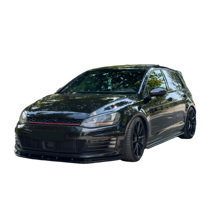 FS01.154 - Frontsplitter passend für VW Golf Mk7 GTI 2013-2016 Hochglanz Schwarz