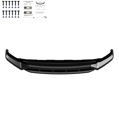 FS01.175 - Frontsplitter passend für VW Touareg R-Line Mk3 Facelift 2024+ Hochglanz Schwarz