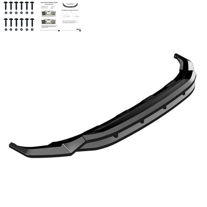 FS01.177 - Frontsplitter passend für VW Touareg Mk3 R-Line 2018-2023 Hochglanz Schwarz