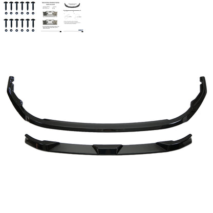 Frontsplitter passend für VW Transporter T7 2024+ Hochglanz Schwarz