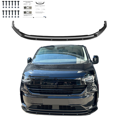 Frontsplitter passend für VW Transporter T7 2024+ v2 Hochglanz Schwarz