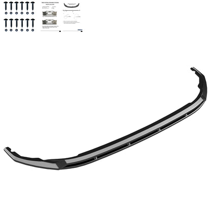 Frontsplitter passend für VW Transporter T7 2024+ v2 Hochglanz Schwarz